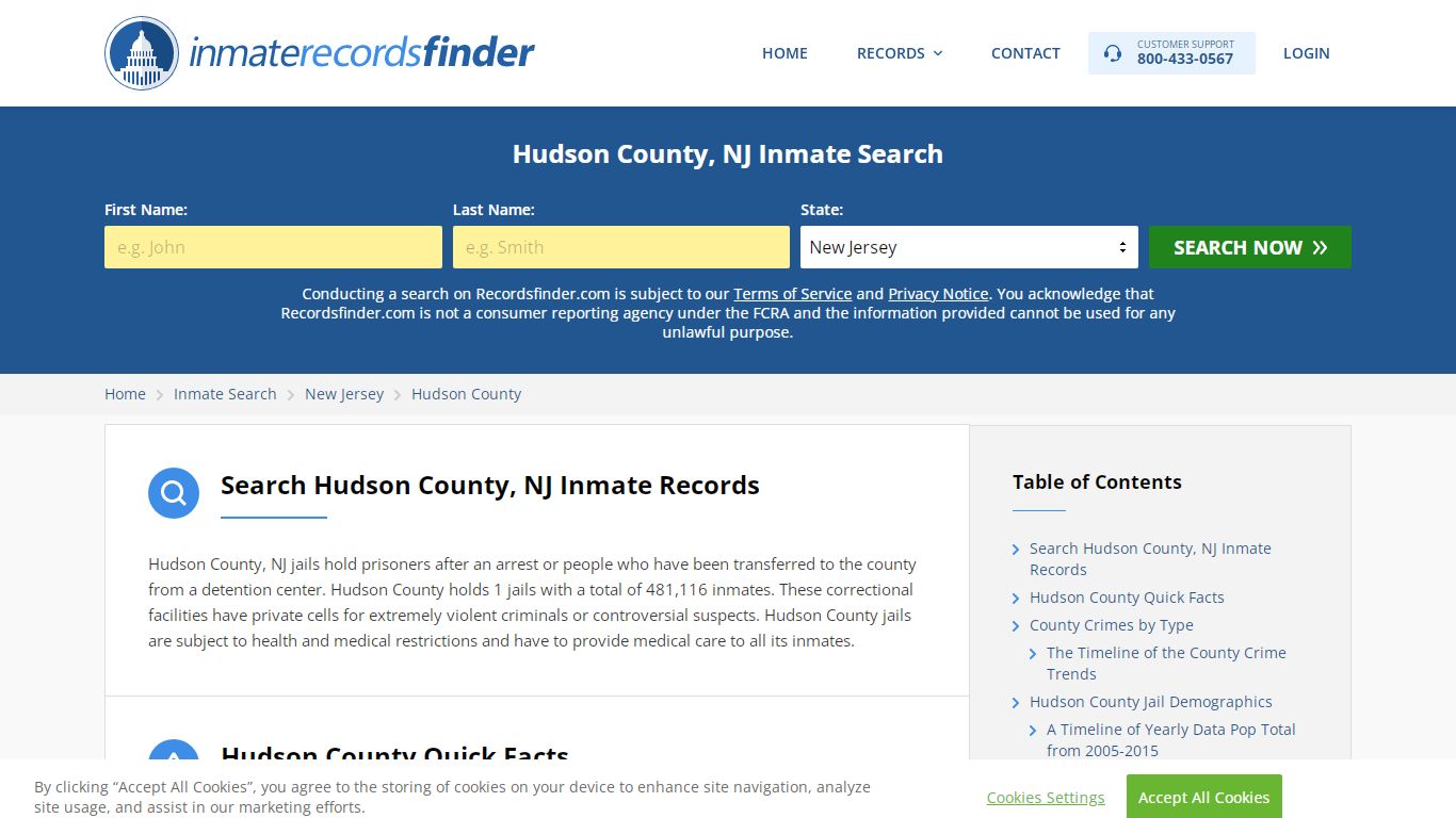 Hudson County, NJ Inmate Lookup & Jail Records Online